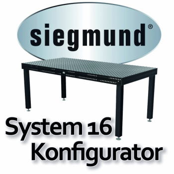 Konfigurator : Siegmund System 16 Professional Extreme 8.7 Plasmanitriert 50 mm Raster