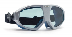 Laserschutzbrille GLADIATOR Filter: 0153, Gestellfarbe silber (für Brillenträger geeignet)