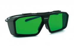 Laserschutzbrille STARLIGHT X2, Filter: 0206, Gestellfarbe schwarz/grey (für Brillenträger geeignet)