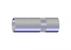 5x Gasdüse für MIG/MAG-Schweißbrenner; Zylindrisch; Ø 17; 62 mm