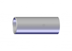 5x Gasdüse für MIG/MAG-Schweißbrenner; Zylindrisch; Ø 17; 52 mm