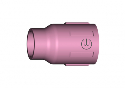 10x Gasdüse für WIG-Schweißbrenner; Keramik; Ausführung-Gasdiffusor; Ø 19,5 mm; 50 mm